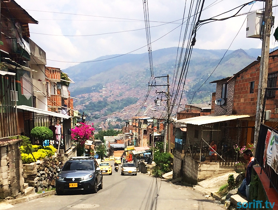 Pablo Escobar neighbourhood in medellin