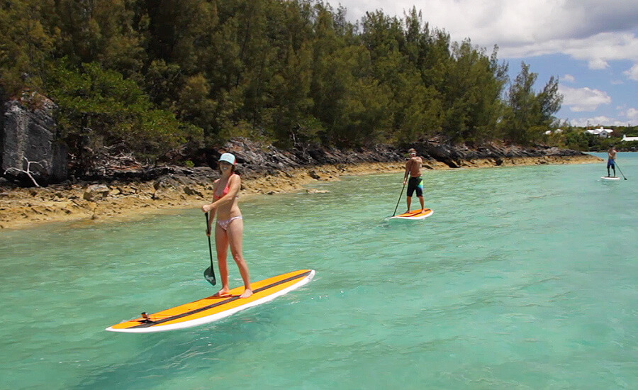 paddleboarding bermuda