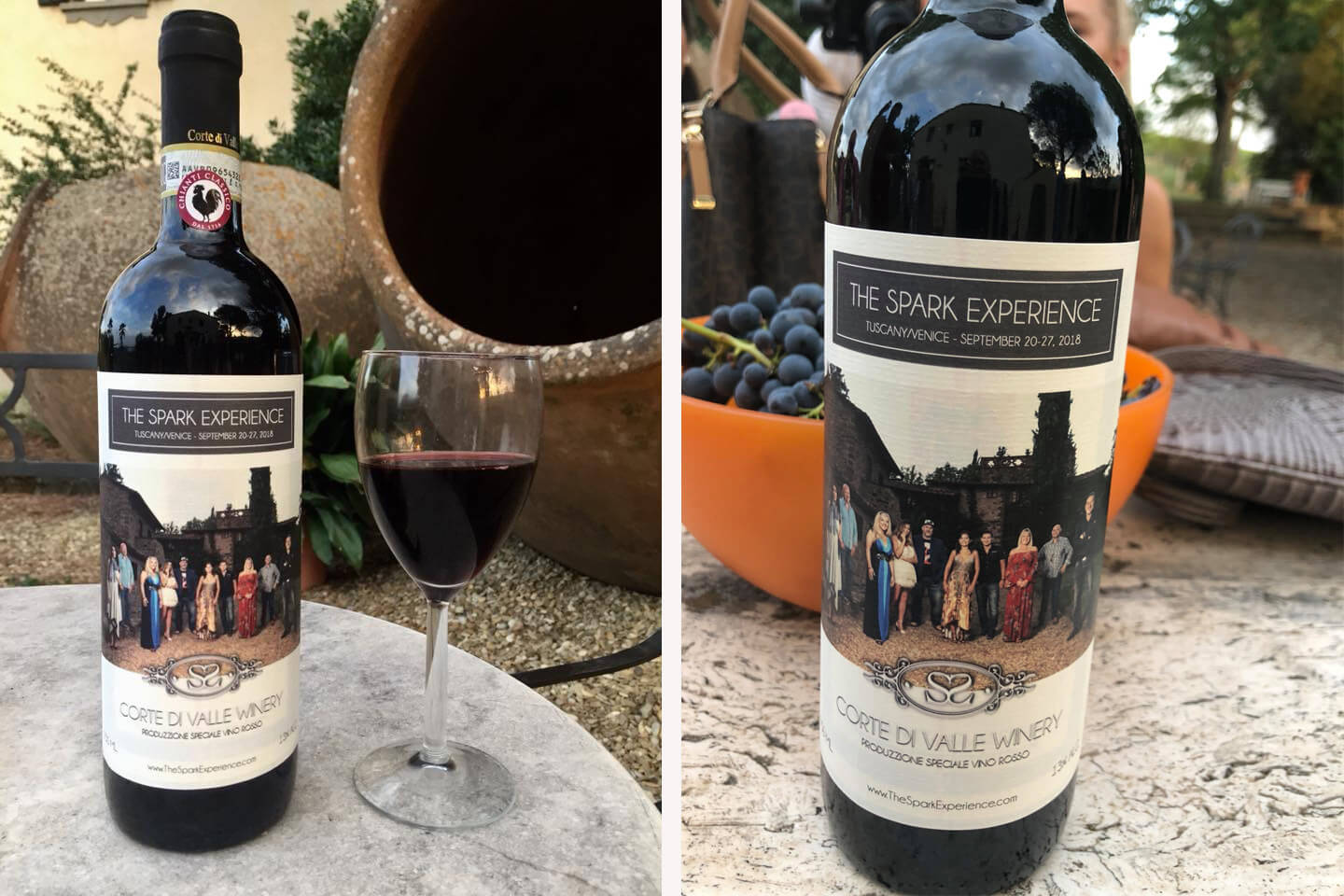 personalized wine bottle label