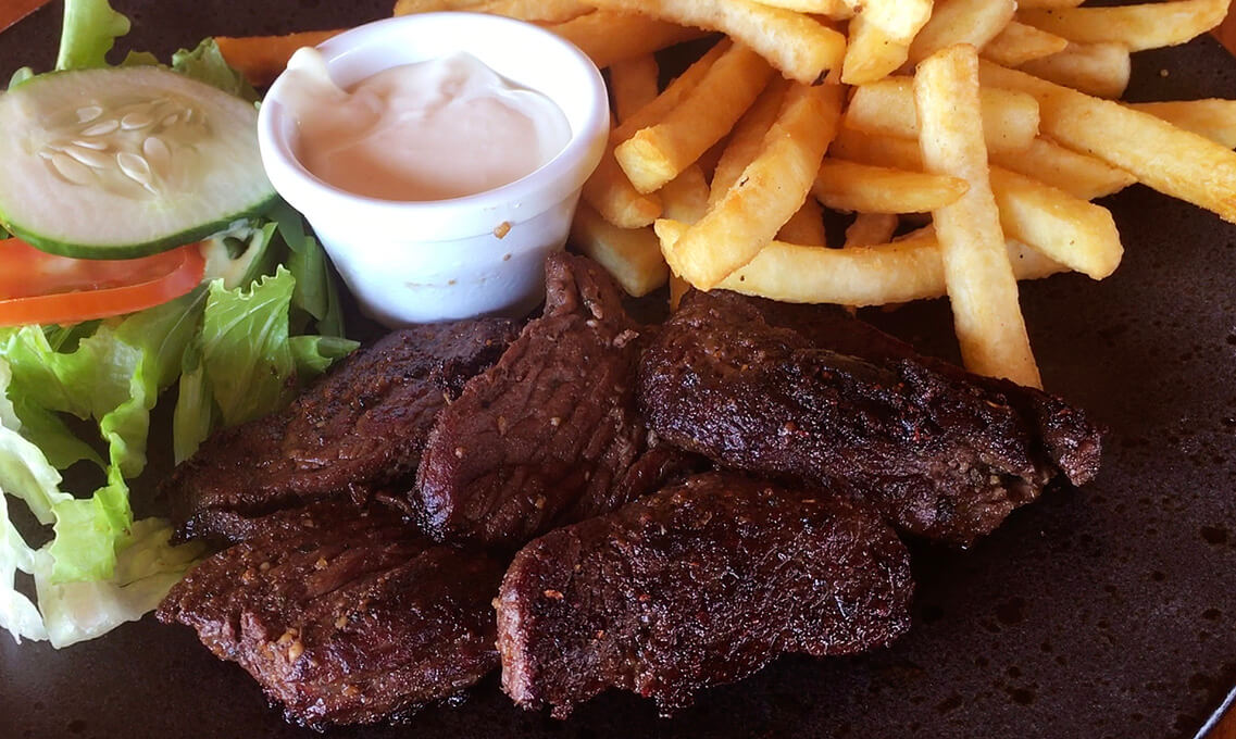 ostrich steak curacao
